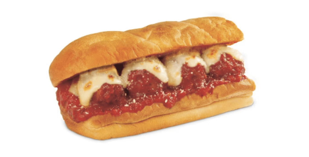 Subway meatball marinara